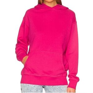 NWT Monrow 90's Classic Hoody Available in Hot Pink - Size M